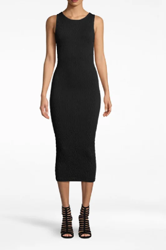 Nicole Miller- Smocked Knit Dress Tunics Summer linen