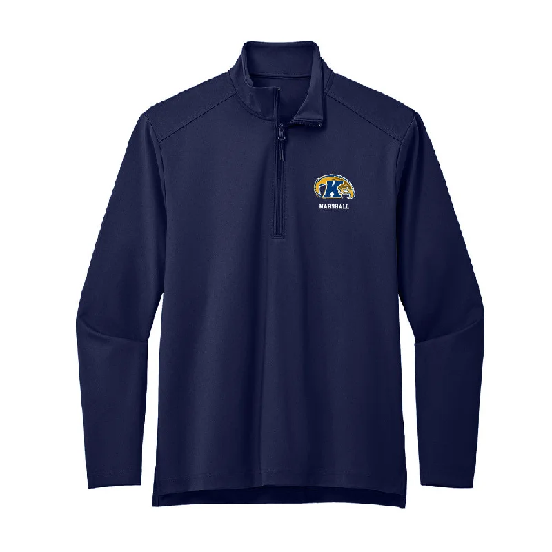 Kent State - NCAA Women's Soccer : Heidi Marshall - Premium Quarter Zip Jacket Zippered Jacket Buttoned Jacket Snapped Jacket