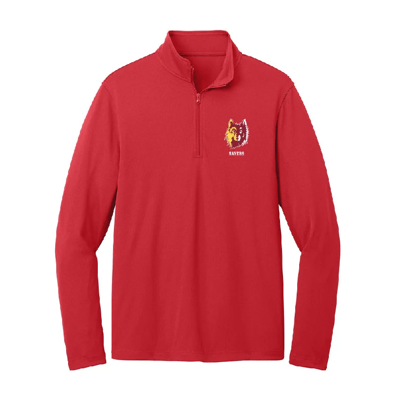 NSU - NCAA Women's Soccer : Elinor Sayers - Lightweight Quarter Zip Jacket Stand-Up Collar Roll-Neck Collar Turtle Neck NSU - NCAA Women's Soccer : Elinor Sayers - Lightweight Quarter Zip Jacket Stand-Up Collar Roll-Neck Collar Turtle Neck