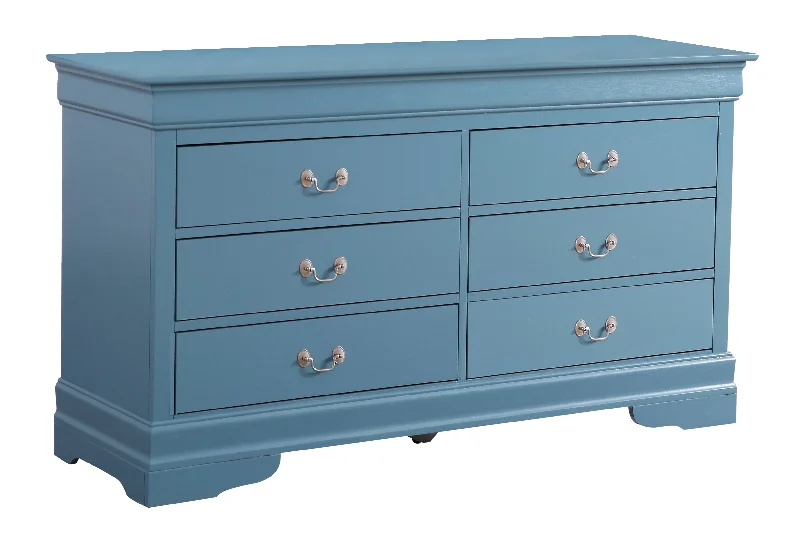 Glory Louis Phillipe G3180-D Dresser , Teal G3180-D Tunics Versatile stylish