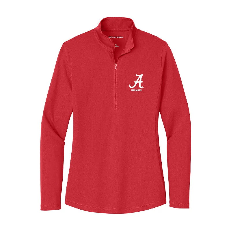 Alabama - NCAA Women's Soccer : Melina Rebimbas - Women's Lightweight Quarter Zip Jacket Tiered Jacket Buttoned Jacket Zippered Jacket Alabama - NCAA Women's Soccer : Melina Rebimbas - Women's Lightweight Quarter Zip Jacket Tiered Jacket Buttoned Jacket Zippered Jacket