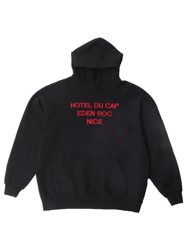 Hotel Du Cap Eden Roc Nice Hoodie Hoodie with Exposed Zipper Edgy Industrial