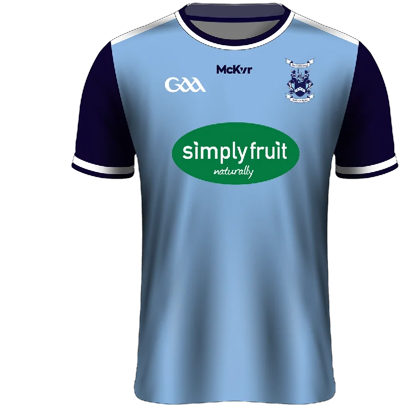 Mc Keever Ballyhegan Davitts Home Jersey - Adult - Blue V Neck Jersey Blouse