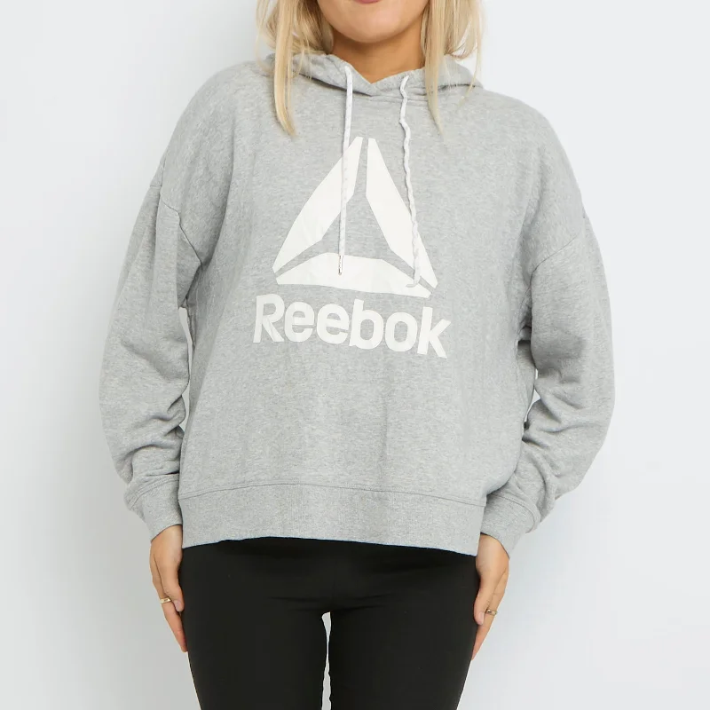 Reebok  Hooded Sweater - UK 16 Jersey Fabric Tulle Fabric Batik Fabric