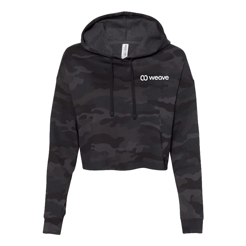 Independent Trading Co. - Women’s Lightweight Cropped Hooded Sweatshirt Hoodie with Magnetic Closure Innovative Modern