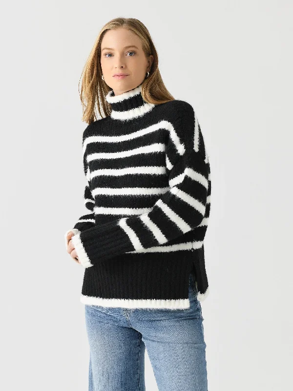 Line Tabby Sweater Elasticated Padded Insulated