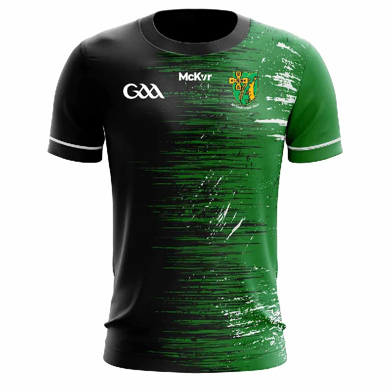 Mc Keever Granemore GFC Training Jersey - Womens - Green/Black Animal Print Jersey Tee Mc Keever Granemore GFC Training Jersey - Womens - Green/Black Animal Print Jersey Tee