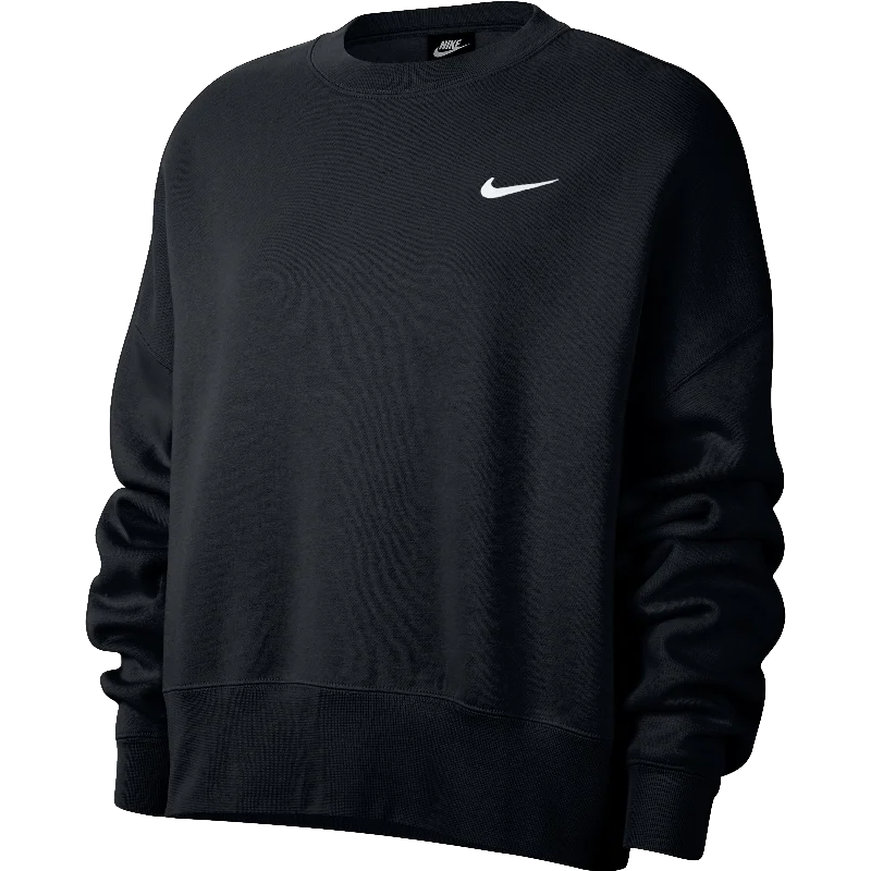 Nike Women's Crew Sweatshirt - Clearance Hoodie with Mock Neck Collared Structured