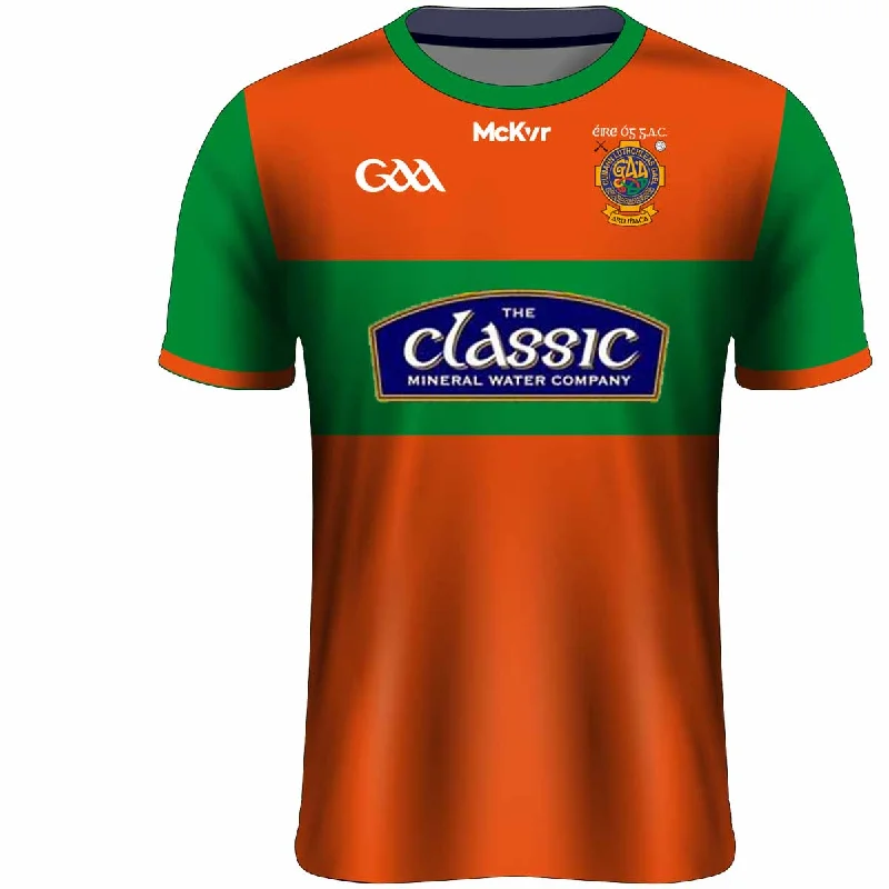 Mc Keever Eire Og GAC Senior Playing Jersey - Womens - Orange Ruby Red Jersey Shirt