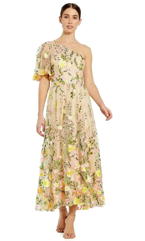 Mac Duggal 68607 - Flutter Sleeve Embroidered Dress Tunics New arrival