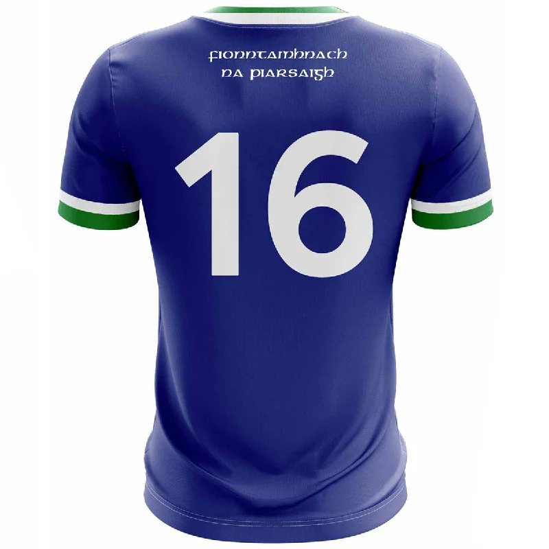 Mc Keever Fintona Pearses GAA Numbered Goalkeeper Jersey - Womens - Blue Silk Jersey Blouse Mc Keever Fintona Pearses GAA Numbered Goalkeeper Jersey - Womens - Blue Silk Jersey Blouse