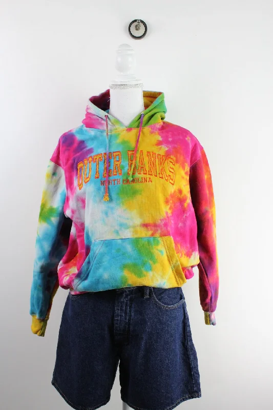 Vintage Outer Banks Hoodie (M) Hoodie with Reflective Safety Nightwear