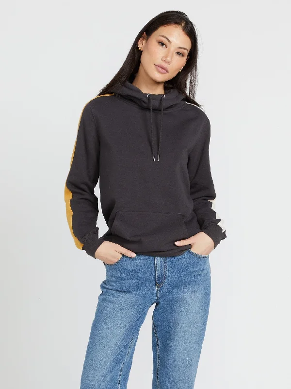 Walk It Out 2 Hoodie - Vintage Black Hoodie with Rhinestones Sparkly Elegant