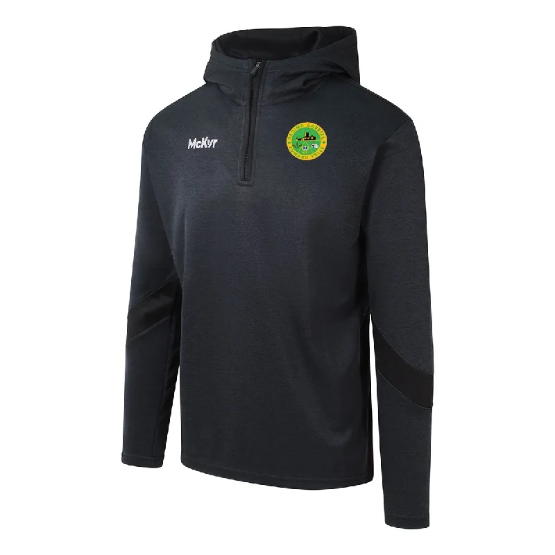 Mc Keever St Gabriels GAA Core 22 1/4 Zip Hoodie - Adult - Black Hoodie with Relaxed Fit Easy Casual