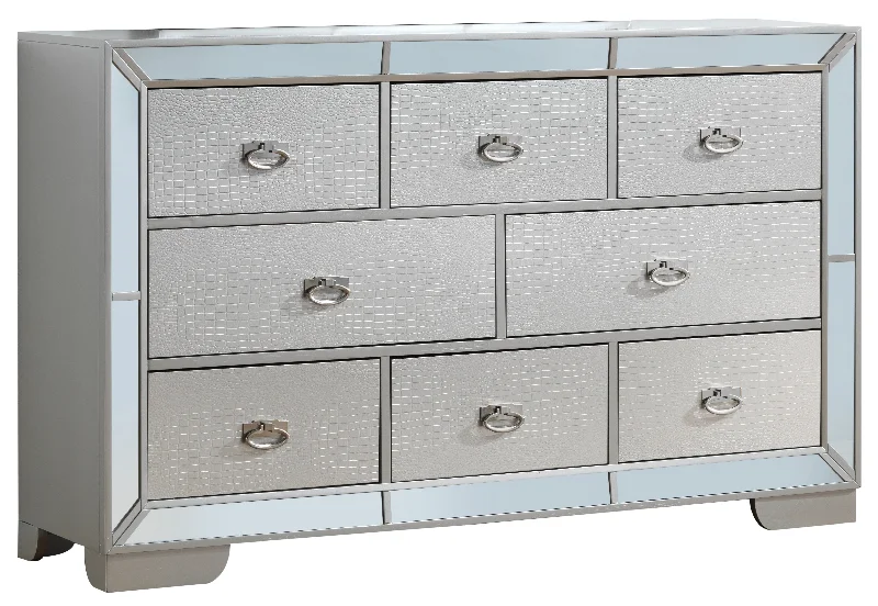 Glory Hollywood Hills G8105-D Dresser , Silver Champagne G8105-D Tunics Modern contemporary