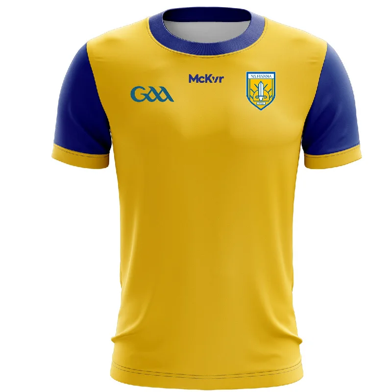 Mc Keever Na Fianna Dublin Match Jersey - Adult - Yellow Designer Jersey Tee