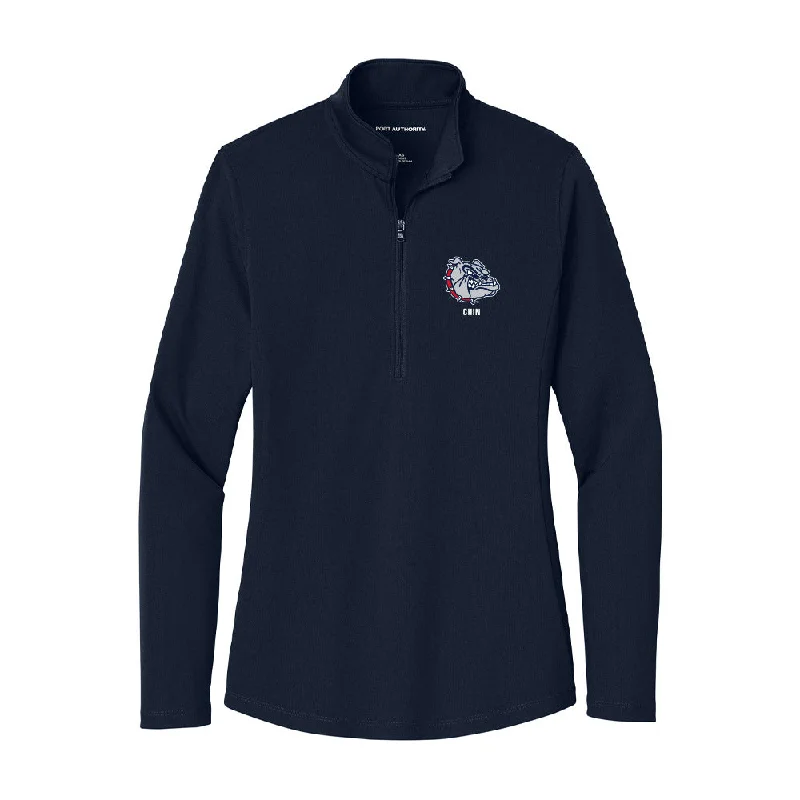 Gonzaga - NCAA Women's Soccer : Lauren Chin - Women's Lightweight Quarter Zip Jacket Zippered Jacket Buttoned Jacket Snapped Jacket Gonzaga - NCAA Women's Soccer : Lauren Chin - Women's Lightweight Quarter Zip Jacket Zippered Jacket Buttoned Jacket Snapped Jacket