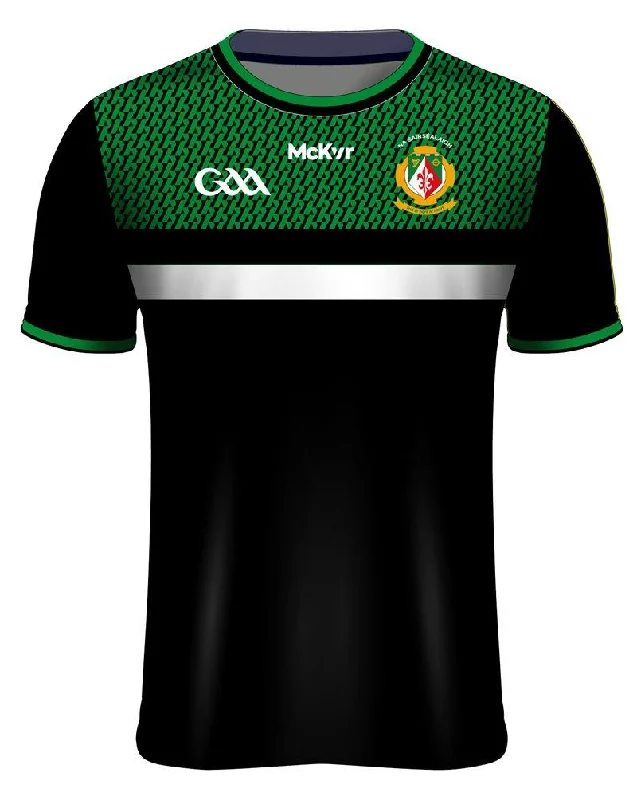 Mc Keever Sarsfields GAA Training Jersey - Adult - Black/Green Floral Jersey Blouse