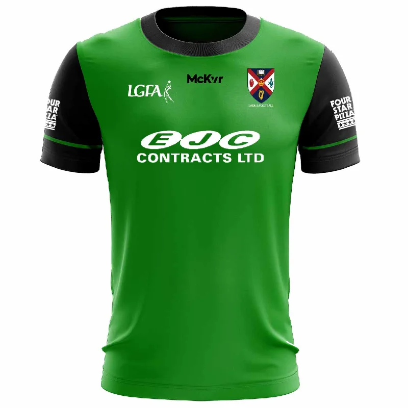 Mc Keever Queens GAA Official LGFA Away Goalkeeper Jersey - Womens - Green Halter Neck Jersey Tee Mc Keever Queens GAA Official LGFA Away Goalkeeper Jersey - Womens - Green Halter Neck Jersey Tee