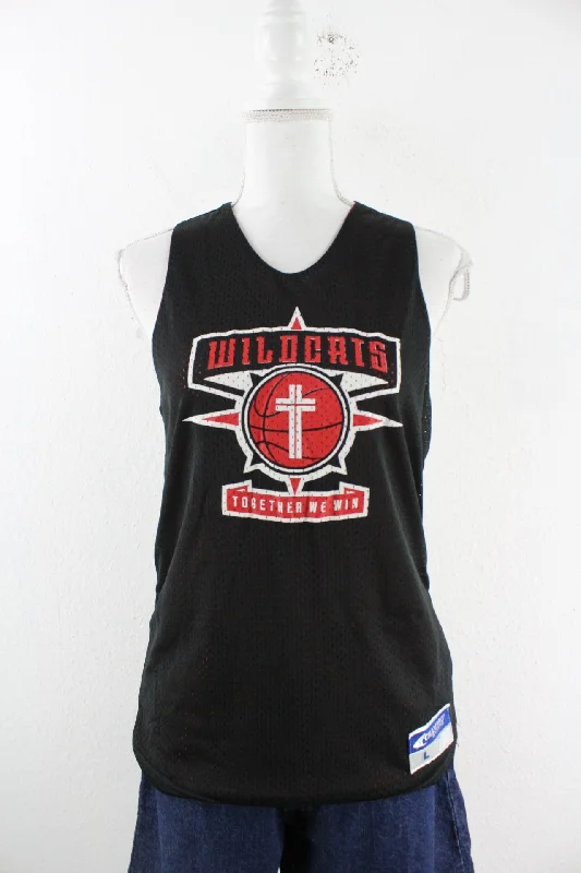 Vintage Wildcats Jersey (L) Royal Blue Jersey Shirt