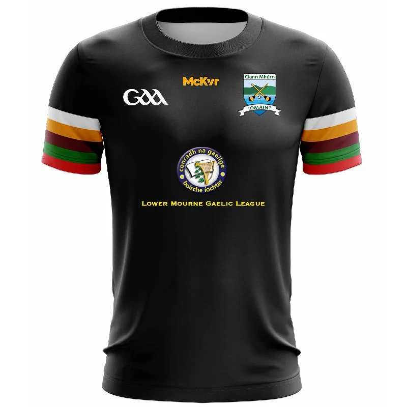 Mc Keever Clann Mhurn Playing Jersey - Adult - Black Player Fit Metallic Jersey Tee