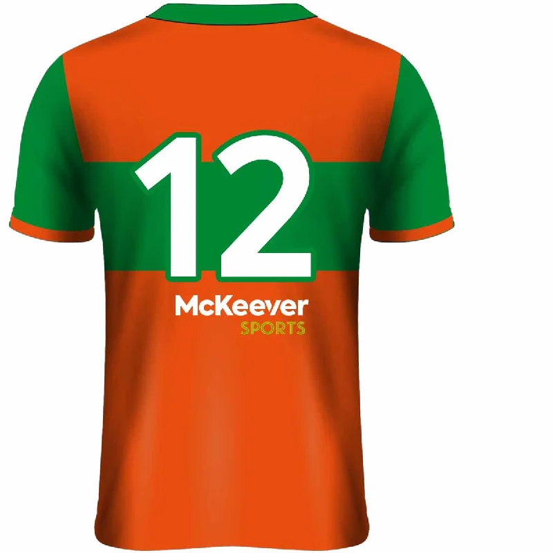 Mc Keever Eire Og GAC Numbered Senior Playing Jersey - Adult - Orange Player Fit Ash Gray Jersey Tee Mc Keever Eire Og GAC Numbered Senior Playing Jersey - Adult - Orange Player Fit Ash Gray Jersey Tee