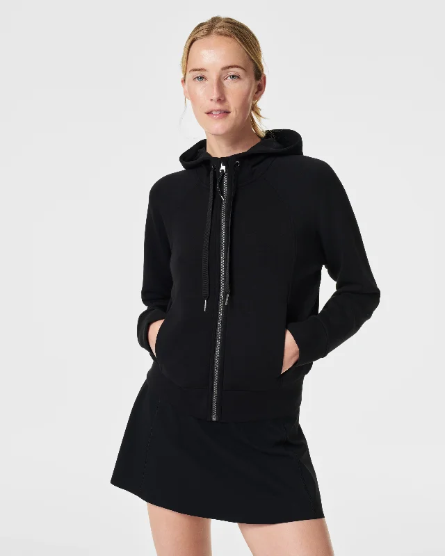 AirEssentials Full Zip Hoodie Hoodie with Hem Patch Decorative Personalized