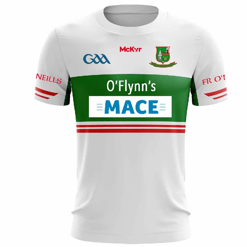 Mc Keever Fr O'Neills GAA Third Jersey - Adult - White Player Fit Spring Jersey Blouse