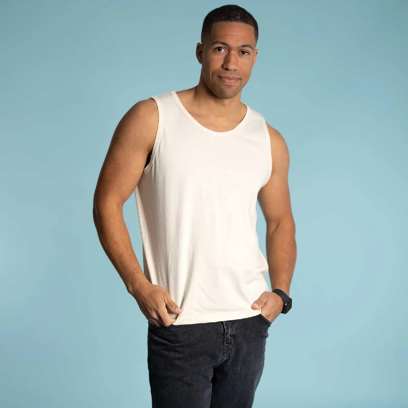 NEW ORLEANS 100% Organic Cotton No-Frills Tank Top (Grown & Made in USA) (Unisex) athletic tank top