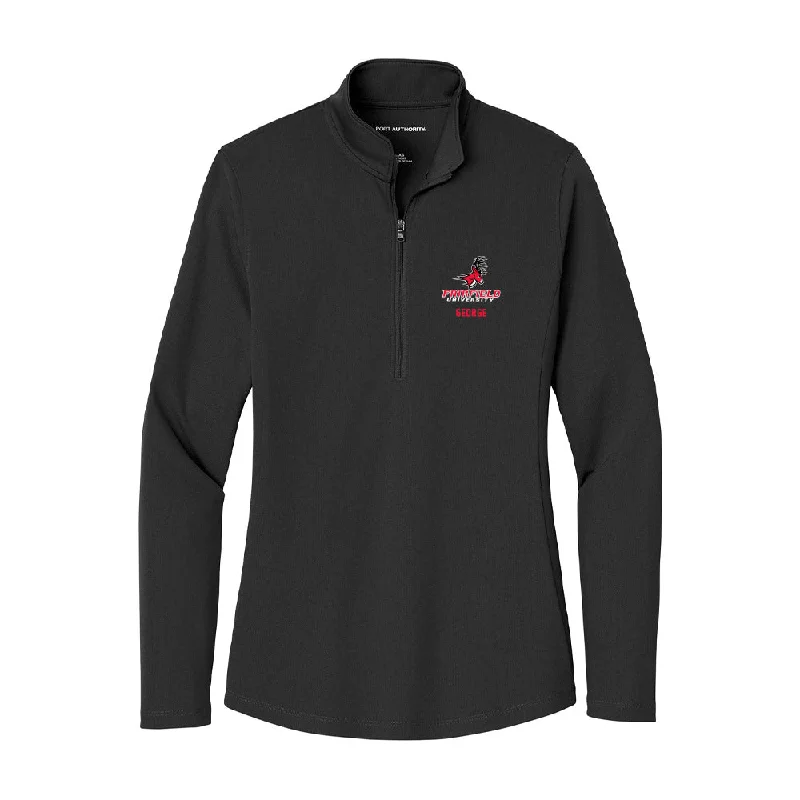 Fairfield - NCAA Women's Soccer : Phoebe George - Women's Lightweight Quarter Zip Jacket Notch Collar Jacket Peter Pan Collar Jacket Cowl Neck Jacket Fairfield - NCAA Women's Soccer : Phoebe George - Women's Lightweight Quarter Zip Jacket Notch Collar Jacket Peter Pan Collar Jacket Cowl Neck Jacket