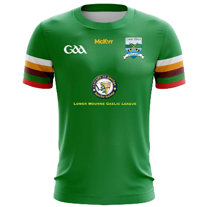 Mc Keever Clann Mhurn Playing Jersey - Adult - Green Sky Blue Jersey Tee