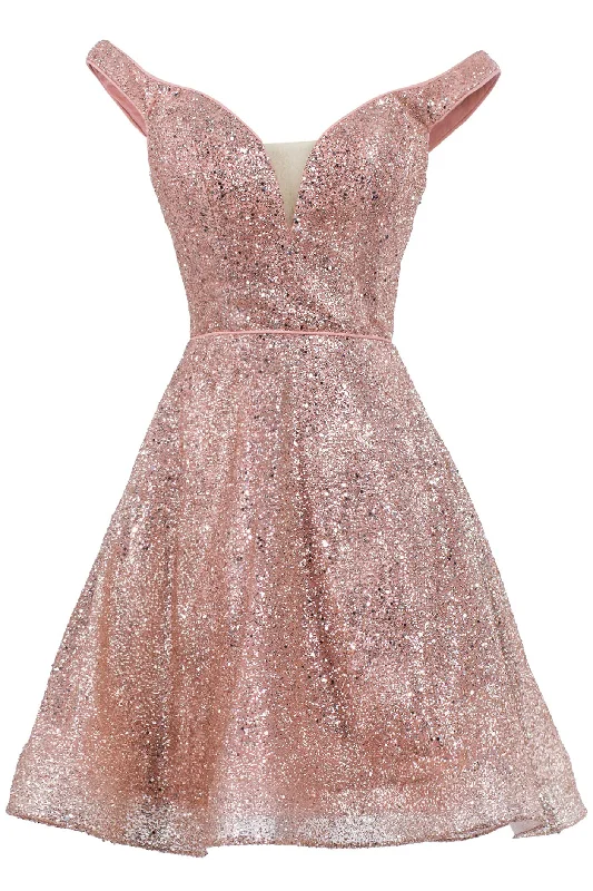 Sleeveless V Neck A Line Off The Shoulder Sequins Short Homecoming Dresses Shift Classic Vintage Sleeveless V Neck A Line Off The Shoulder Sequins Short Homecoming Dresses Shift Classic Vintage