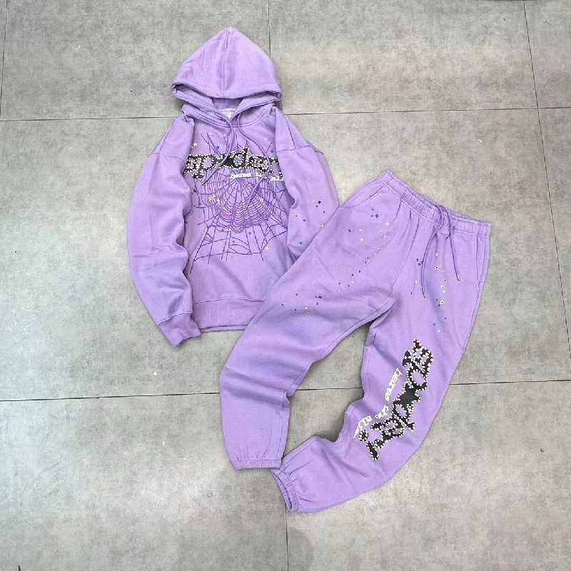 Plush purple suit