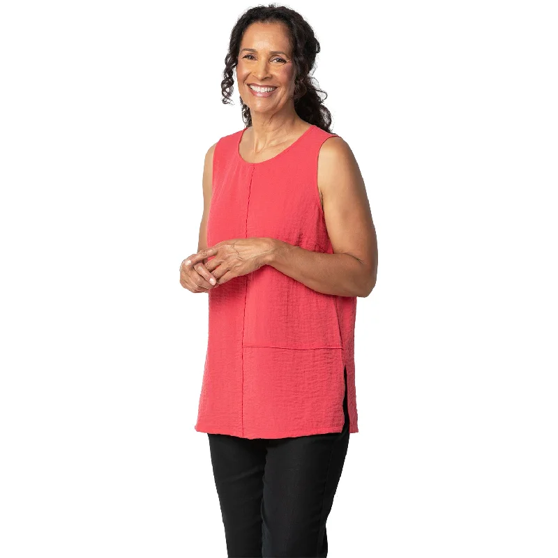 Women's Habitat Pieced Tunic Tank Tomato bronze tank top