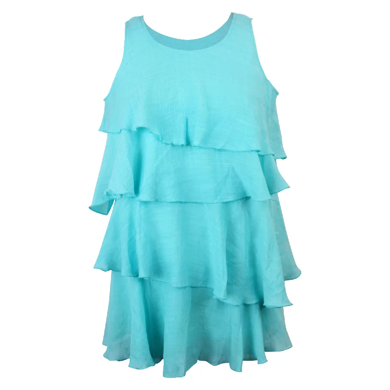 Ruffle Tank Tunic flexible tank top