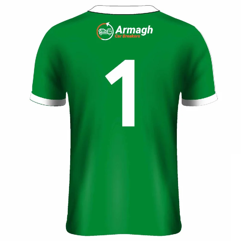 Mc Keever Granemore GFC Numbered Goalkeeper Jersey - Adult - Green Pure White Jersey Tee Mc Keever Granemore GFC Numbered Goalkeeper Jersey - Adult - Green Pure White Jersey Tee