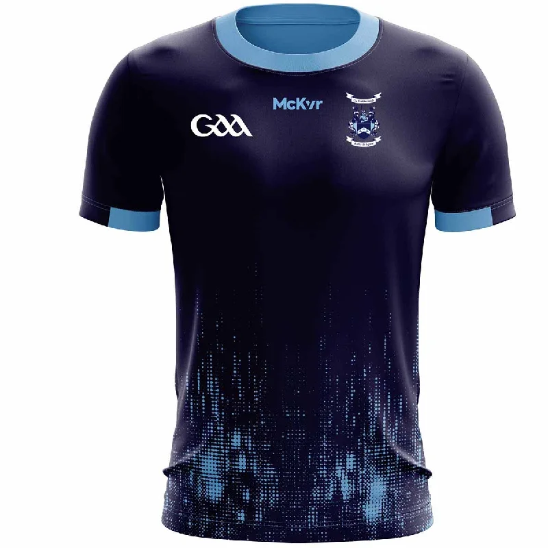 Mc Keever Ballyhegan Davitts GAA Training Jersey - Adult - Navy Glitch Bright Color Jersey Top Mc Keever Ballyhegan Davitts GAA Training Jersey - Adult - Navy Glitch Bright Color Jersey Top