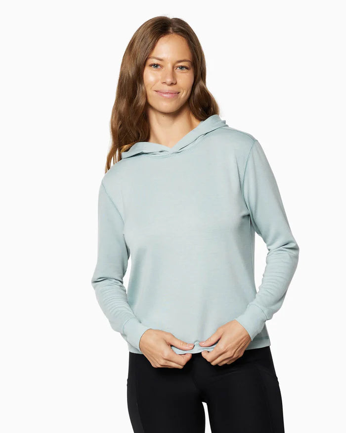 Toes On The Nose Schooner Hoodie | Women's (Sea Silk) in Seafoam Hoodie with Gradient Ombre Colorful