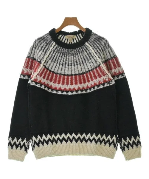 BURBERRY Sweaters Turtle Neck Boat Neck Asymmetrical Neck