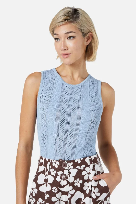 Fran Lace Knit Tank essential tank top