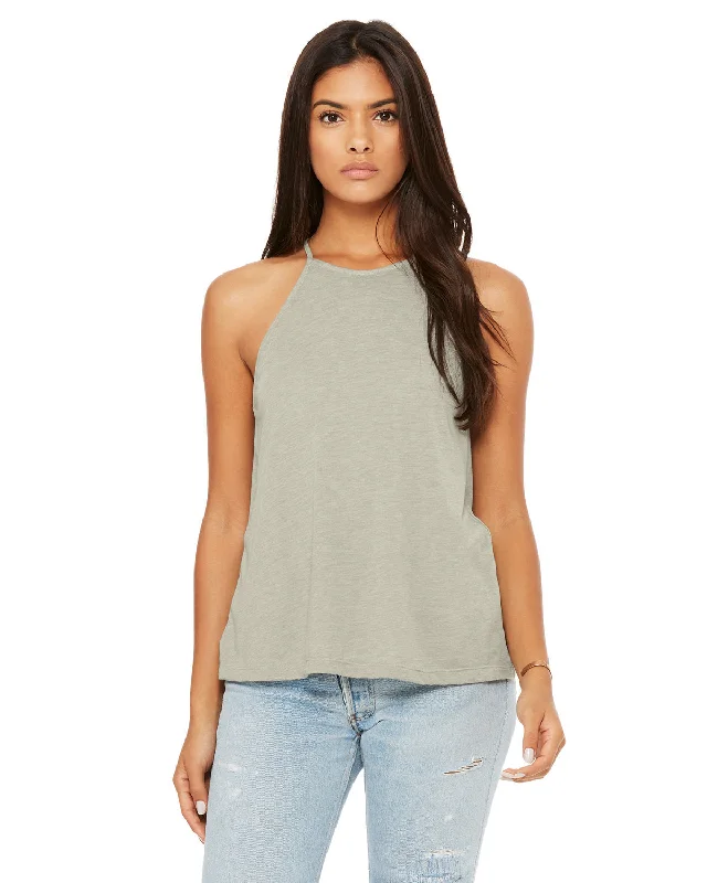 Bella + Canvas 8809 Ladies' Flowy High Neck Tank vintage tank top