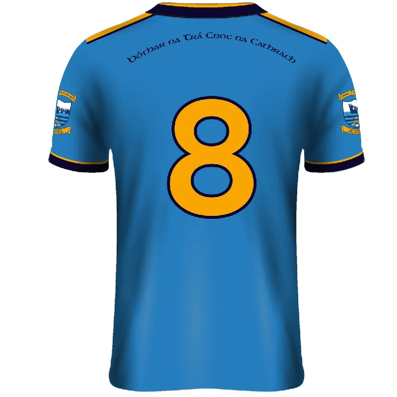 Mc Keever Salthill Knocknacarra LGFA Numbered Home Jersey - Adult - Blue Player Fit Daily Wear Jersey Tee Mc Keever Salthill Knocknacarra LGFA Numbered Home Jersey - Adult - Blue Player Fit Daily Wear Jersey Tee