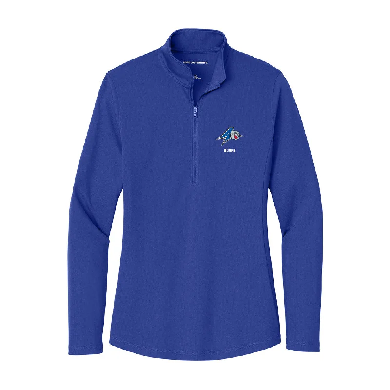 UNC Asheville - NCAA Women's Soccer : Anna Doane - Women's Lightweight Quarter Zip Jacket Elasticated Jacket Padded Jacket Insulated Jacket UNC Asheville - NCAA Women's Soccer : Anna Doane - Women's Lightweight Quarter Zip Jacket Elasticated Jacket Padded Jacket Insulated Jacket