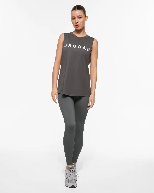 MUSE PIMA TANK STEEL navy tank top