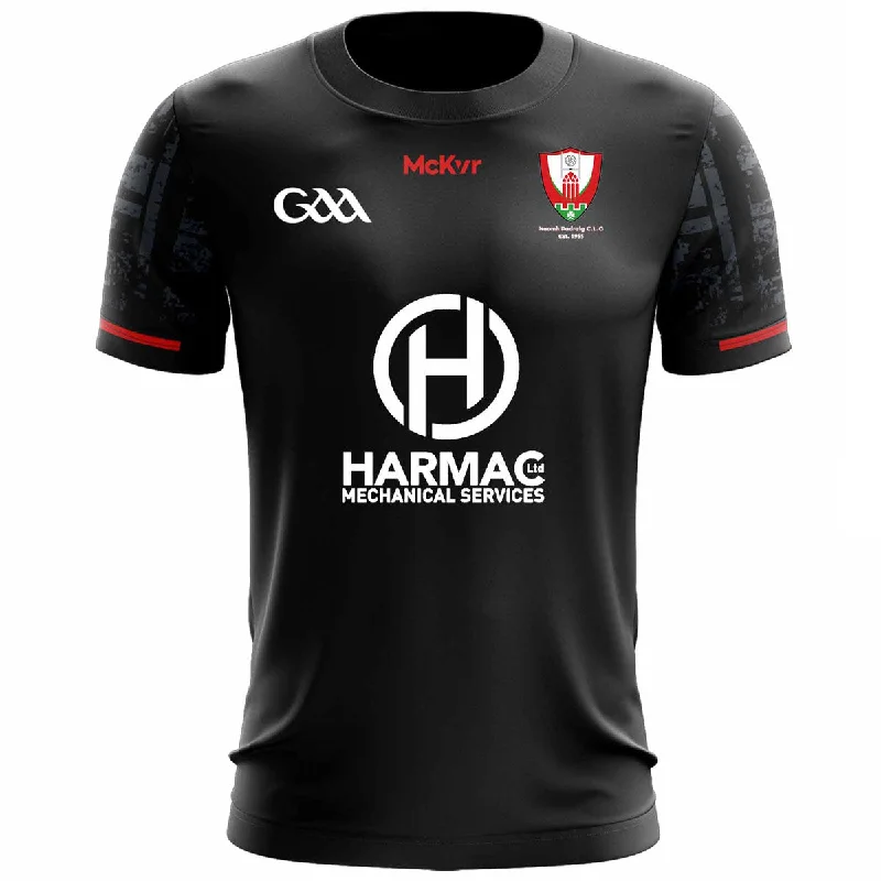 Mc Keever Dromahair GAA Playing Jersey - Adult - Black Player Fit Trendy Jersey Shirt