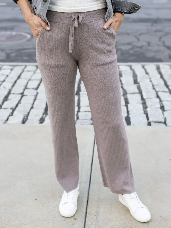 Classic & Cozy Ribbed Sweater Pants Boxy Sweater Fitted Sweater A-Line