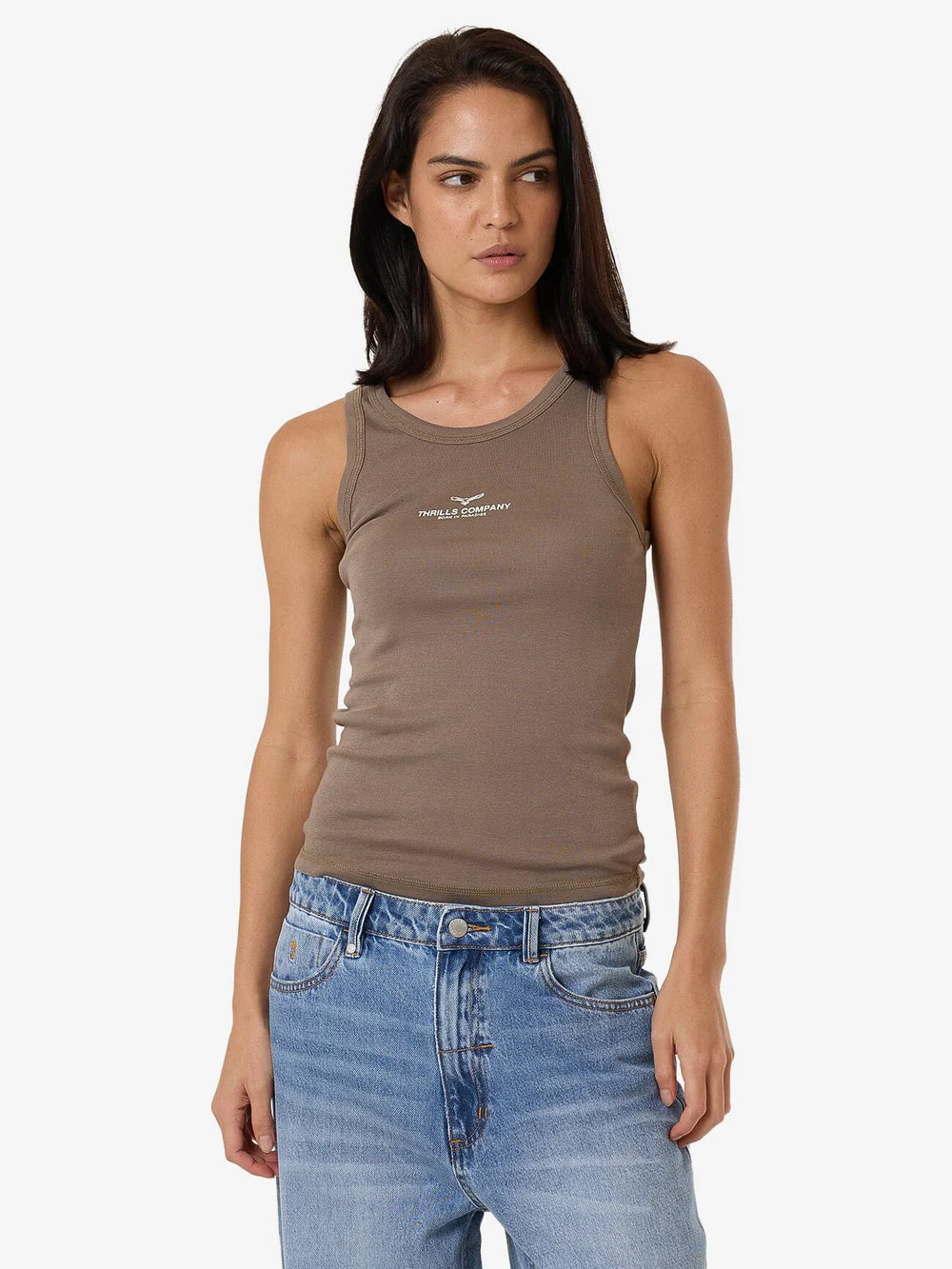 THRILLS Emblem Of Strength Womens Sloane Tank - Fungi essential tank top