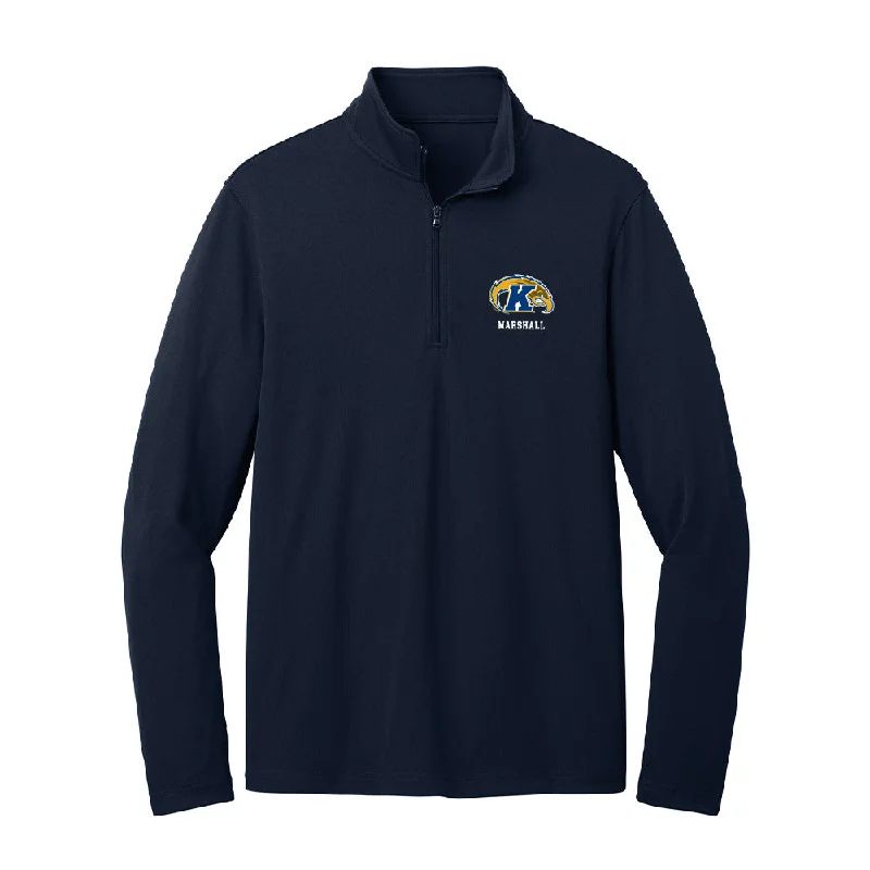 Kent State - NCAA Women's Soccer : Heidi Marshall - Lightweight Quarter Zip Jacket V-Neck Jacket Boat Neck Jacket Square Neck Jacket