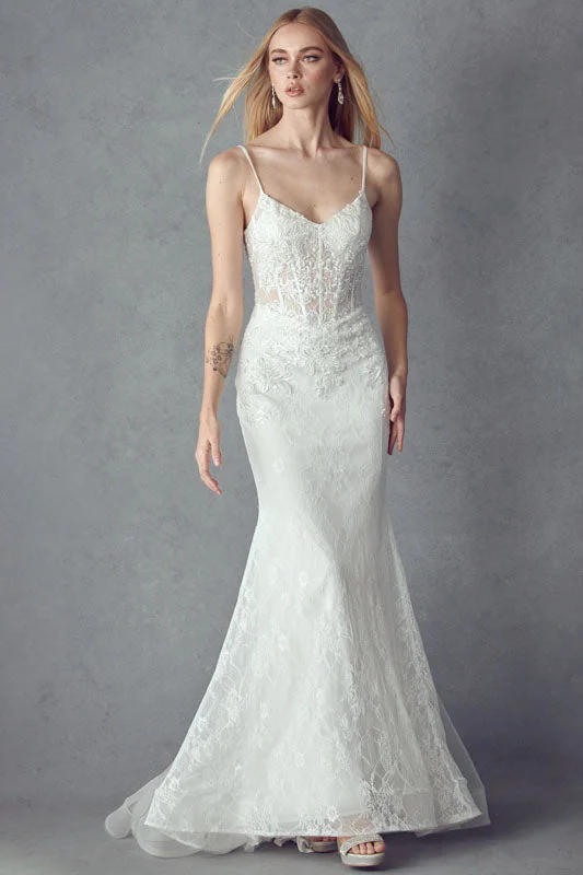 **Allure Bridal: Enchanting Lace Mermaid Dress for Unforgettable Occasions** Halter Neckline Beach