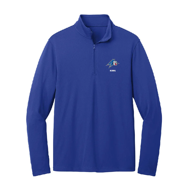 UNC Asheville - NCAA Women's Soccer : Anna Doane - Lightweight Quarter Zip Jacket Fitted Jacket Loose Jacket Oversized Jacket UNC Asheville - NCAA Women's Soccer : Anna Doane - Lightweight Quarter Zip Jacket Fitted Jacket Loose Jacket Oversized Jacket